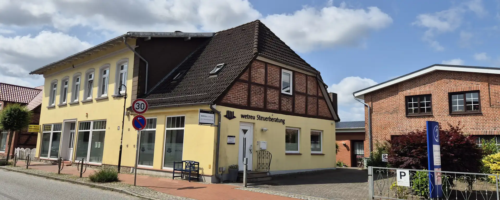 Das Gebäude von wetreu in Zarrentin